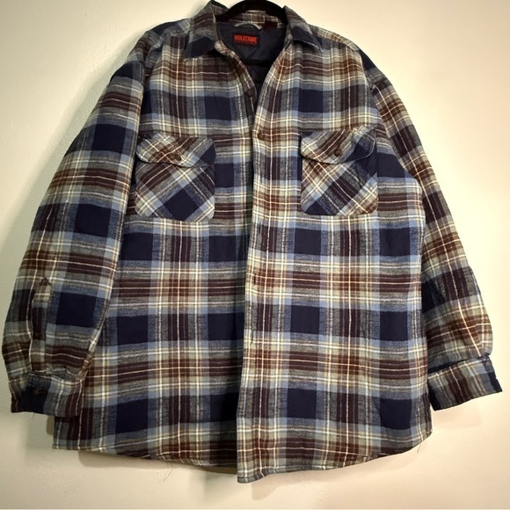 Wolverine Men's Blue Plaid Jacket. Sz XL